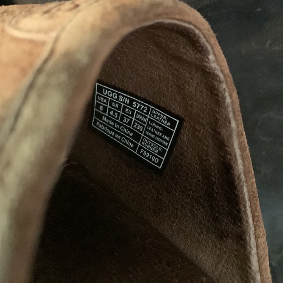 UGG Brown Suede Slip on Clogs size 6 - Picture 6 of 6